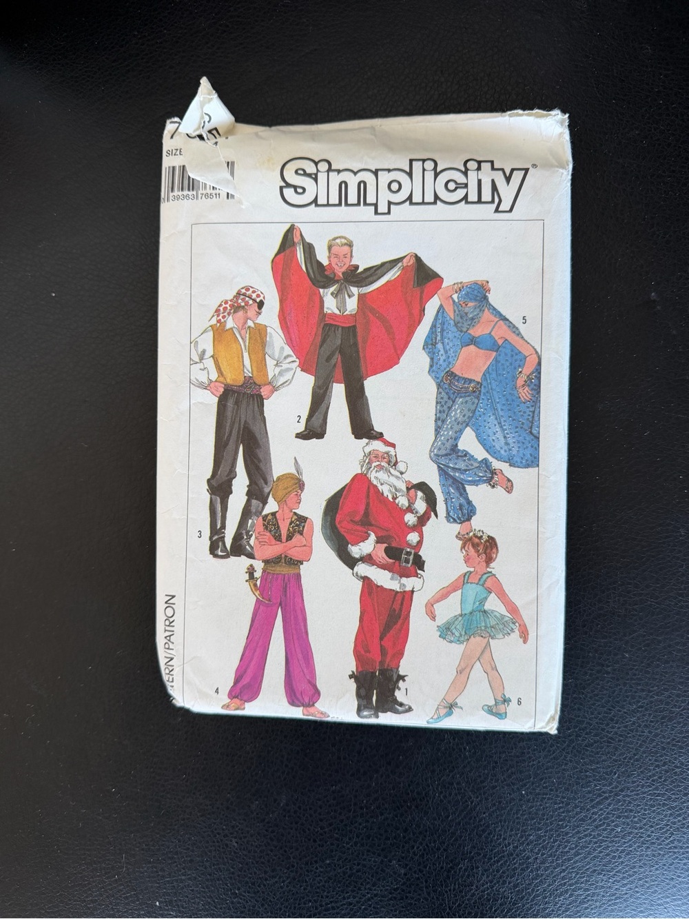 Vintage Simplicity Costume Pattern